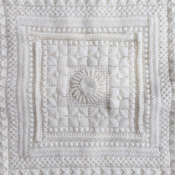 **SOLD**Boho crochet tassel pillow cover - Picture 2 of 6